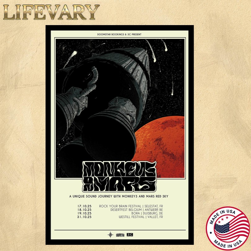 Monkeys On Mars Oct Tour 2025 Poster