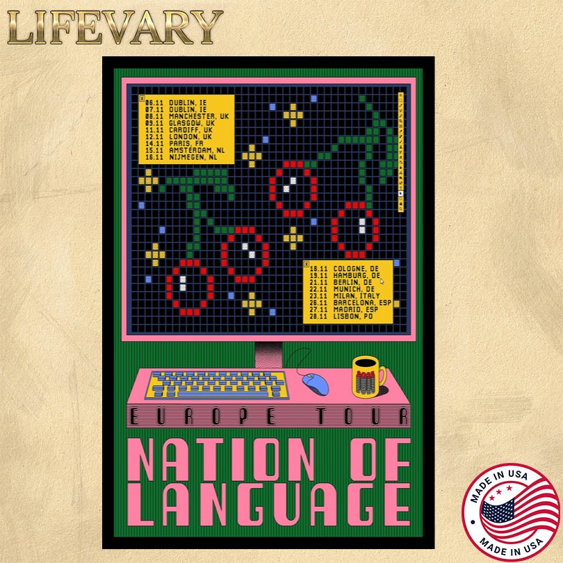 Nation Of Language Europe Tour 2025 Poster