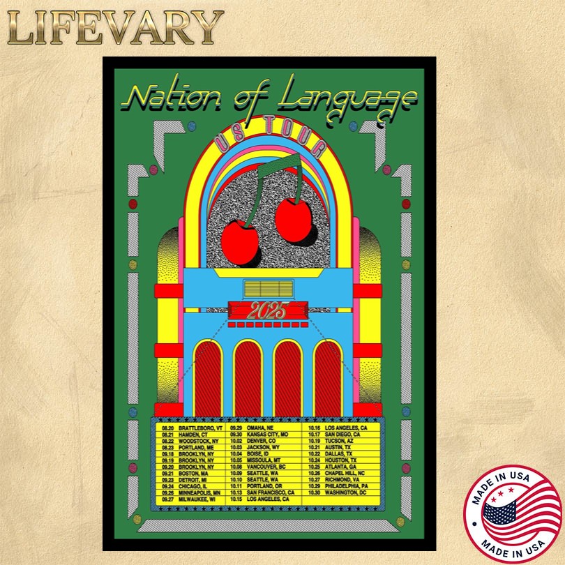 Nation Of Language US Tour 2025 Poster