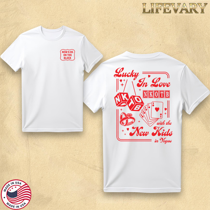 New Kids On The Block Lucky In Love Las Vegas Tee