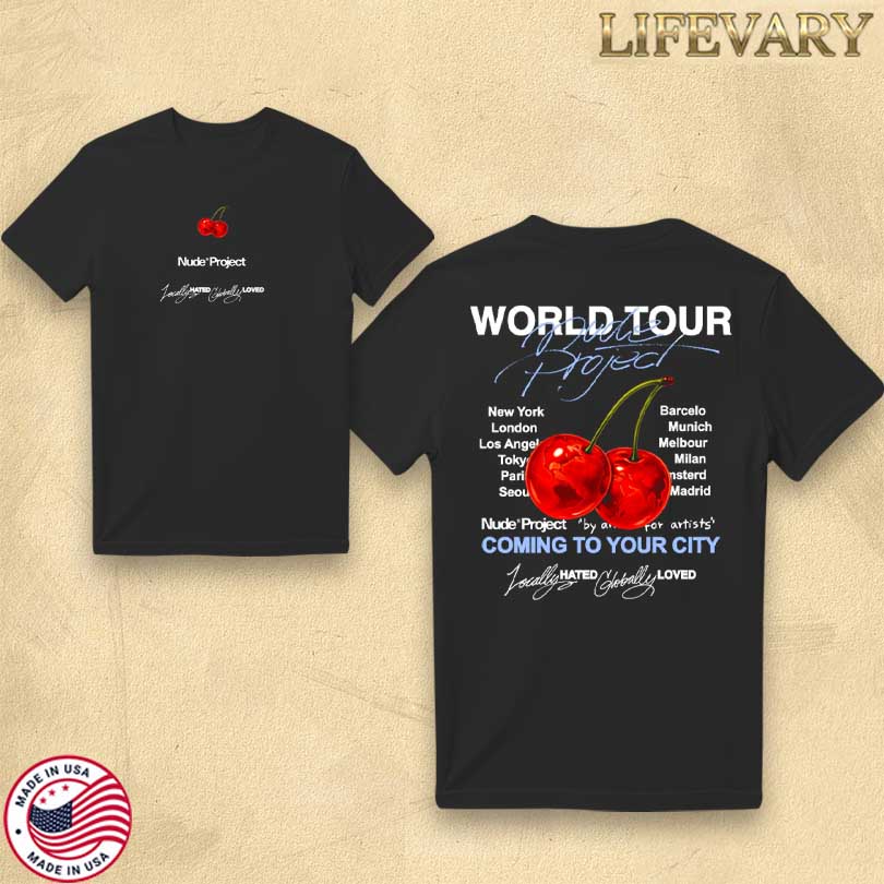 Nude Project World Tour 2025 T-shirt