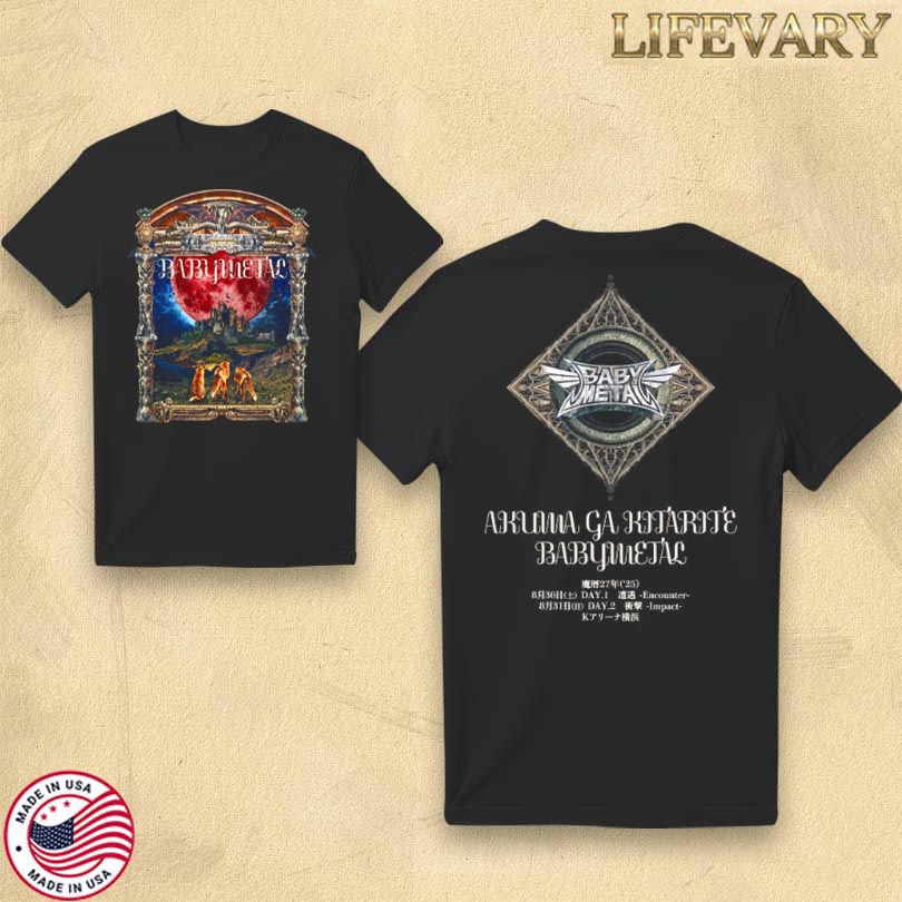 Official Baby Metal 2025 Secret Object T-Shirt