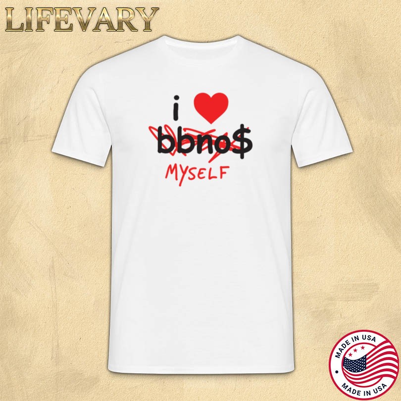 Official BBNO$ I Heart Myself Merch
