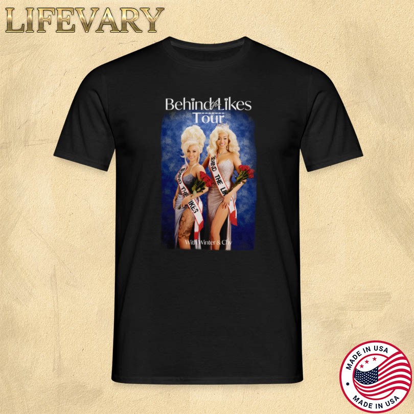 Official Behind The Likes Tour 2025 T-shirt