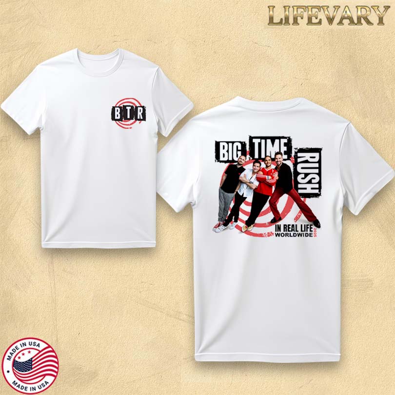 Official BTR In Real Life Worldwide 2025 Tour T-Shirt