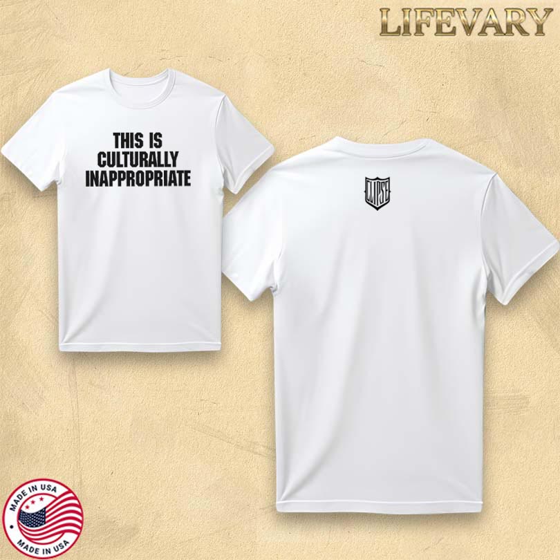 Official Clipse This Is Culturally Inappropriate T-Shirt