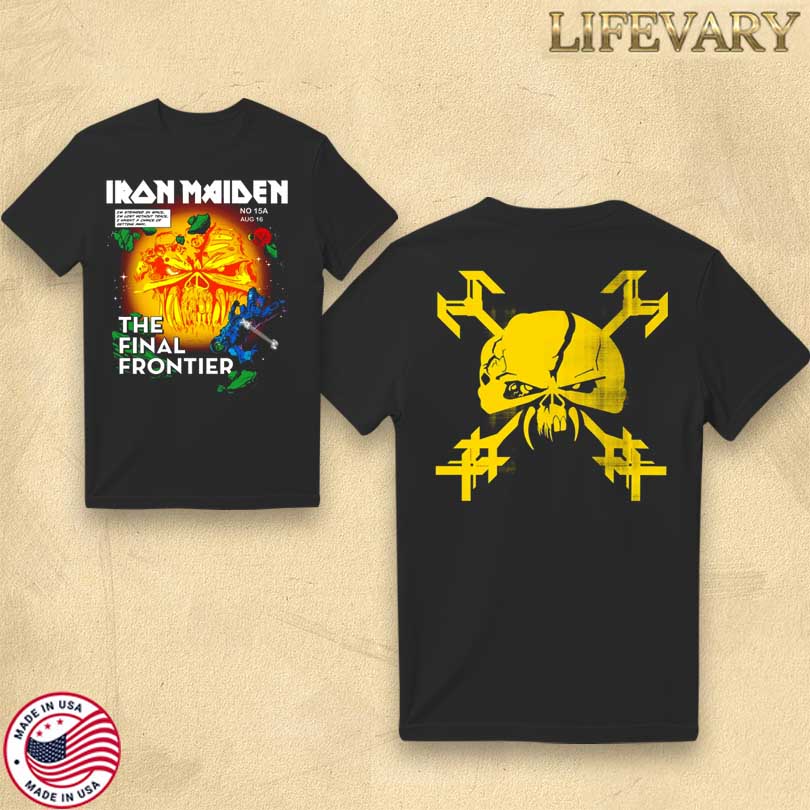 Official Iron Maiden The Final Frontier T-shirt