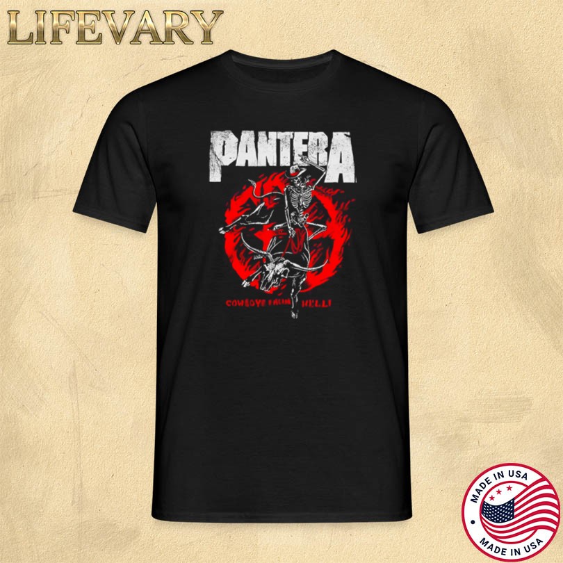 Official Pantera Cowboy CFH Flames Merch