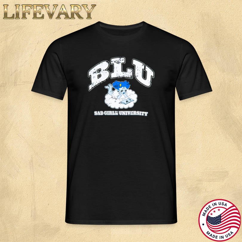 Official Sad Girlz Blu University Shirt