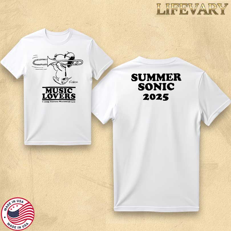 Official Summer Sonic × Peanuts Collaboration T-Shirt