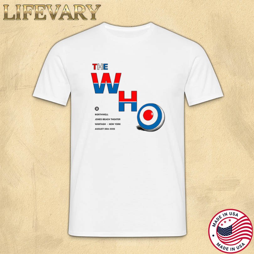 Official The Who Aug 28 2025 Wantagh NY Merch