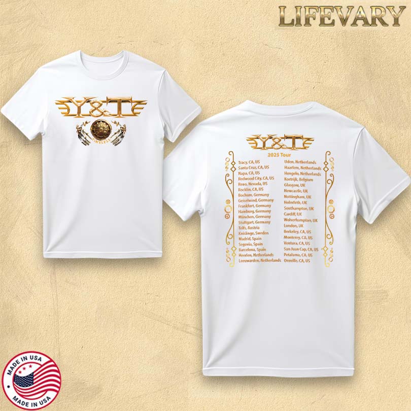 Official Y&T Timeless Show 2025 Merch