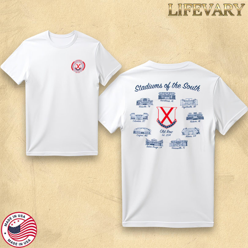 Old Row Stadiums of the South Pocket Tee