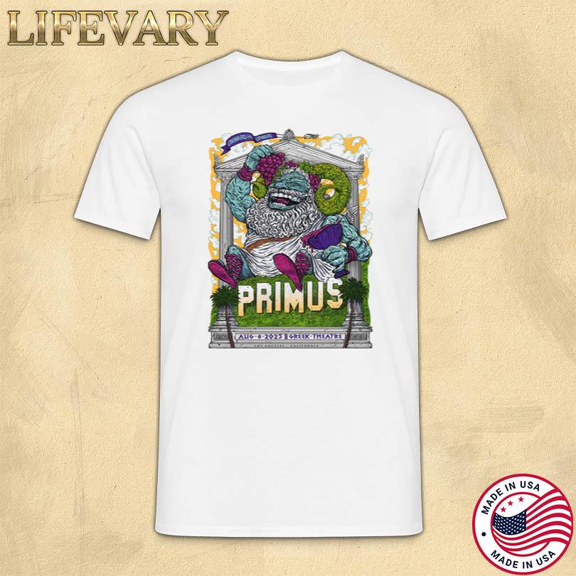 Primus Aug 6 2025 Los Angeles Event Tee