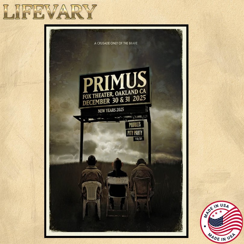 Primus Dec 30-31 2025 Oakland CA Poster