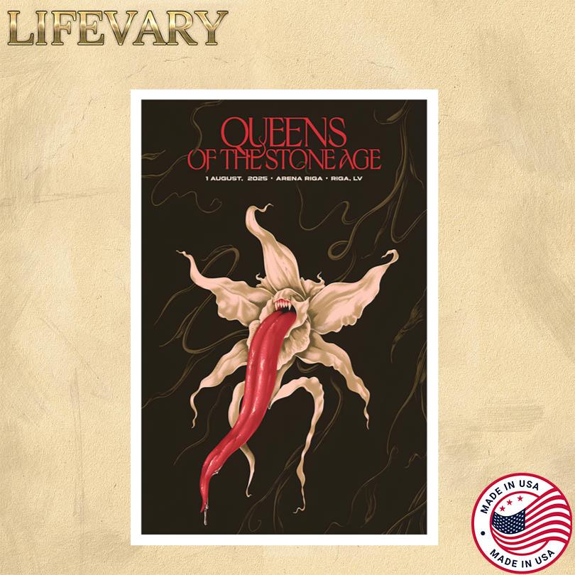 QOTSA Aug 01 2025 Arena Riga Riga LV Tour Poster