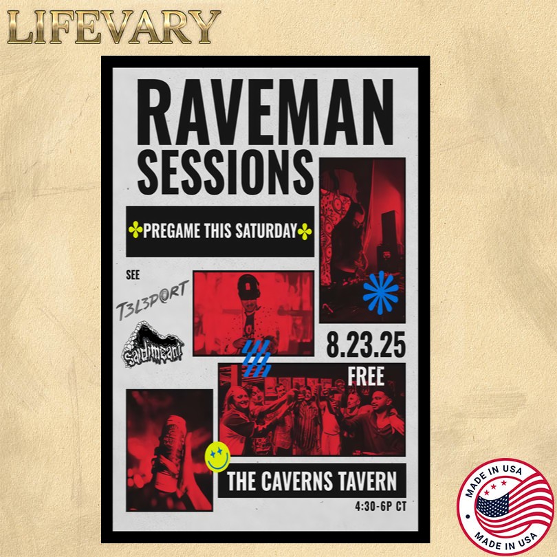Raveman Sessions Aug 23, 2025 The Caverns Tavern Tour Poster