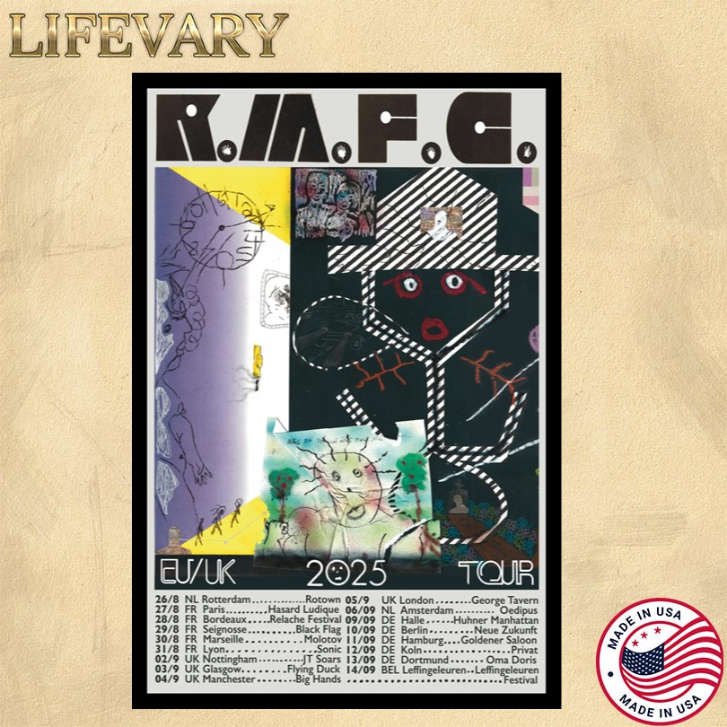 R.M.F.C EU & UK Tour 2025 Posters