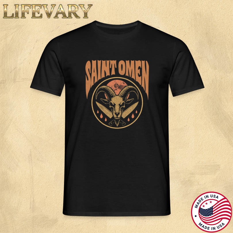 Saint Omen Horns, Blood & Blasphemy T-shirt