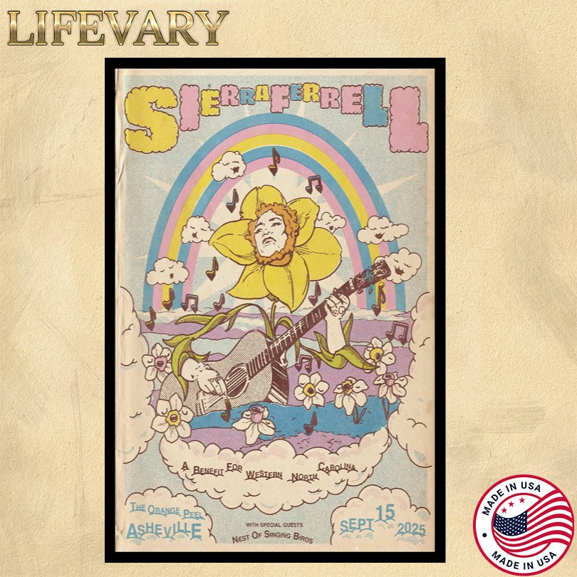 Sierra Ferrell Asheville Sept 15 2025 Tour Poster