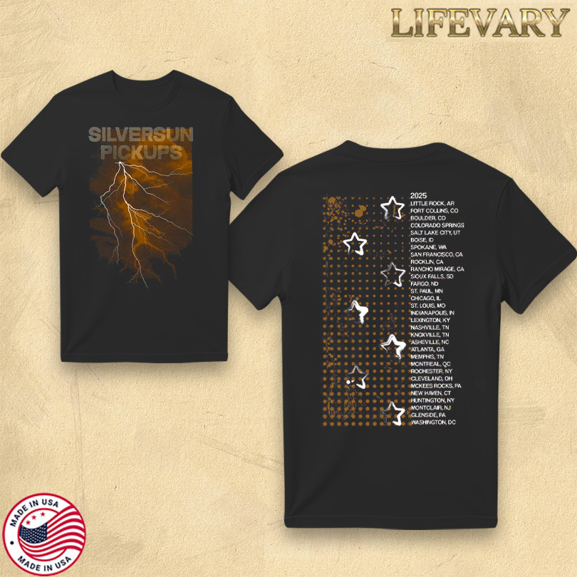 Silversun Pickups Lightning Tour 2025 Merch