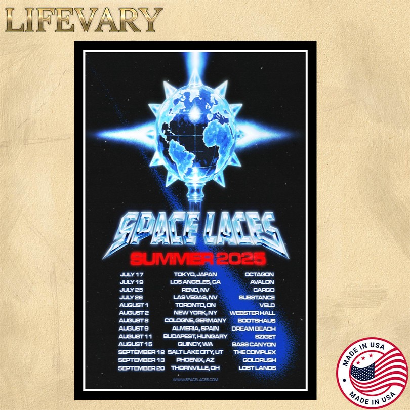 Space Laces Summer 2025 Poster