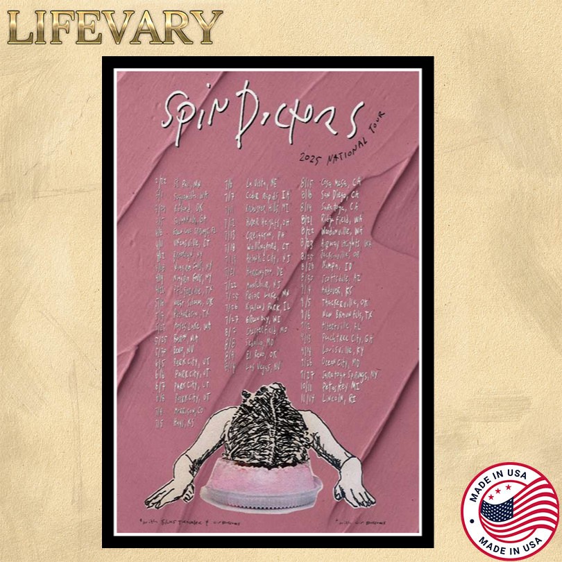 Spin Doctors 2025 National Tour Poster