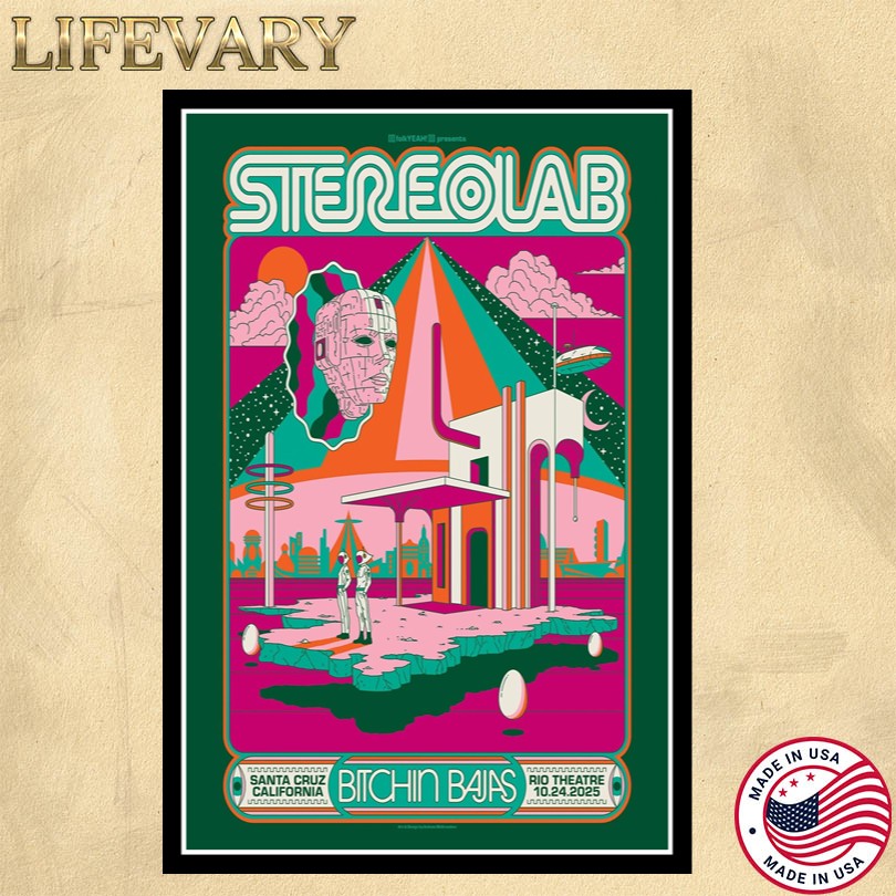 STEREOLAB October 24, 2025 Rio Theatre Event Poster