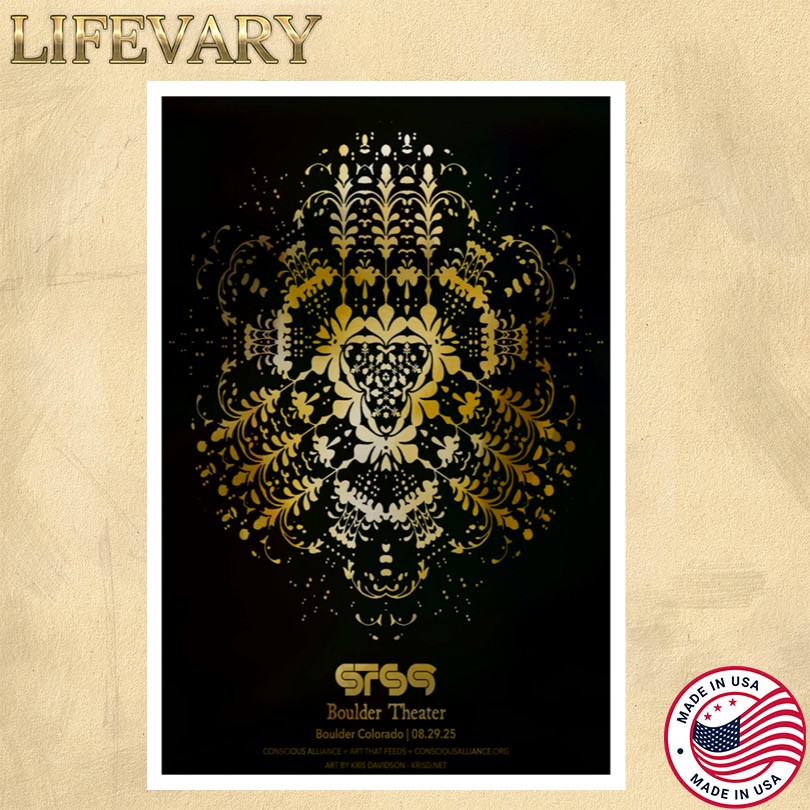 STS9 Aug 29 2025 Boulder Theater Boulder CO Tour Poster