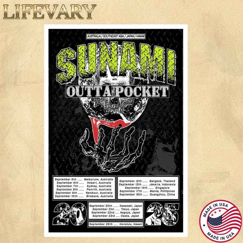 Sunami Outta Pocket September Show 2025 Poster