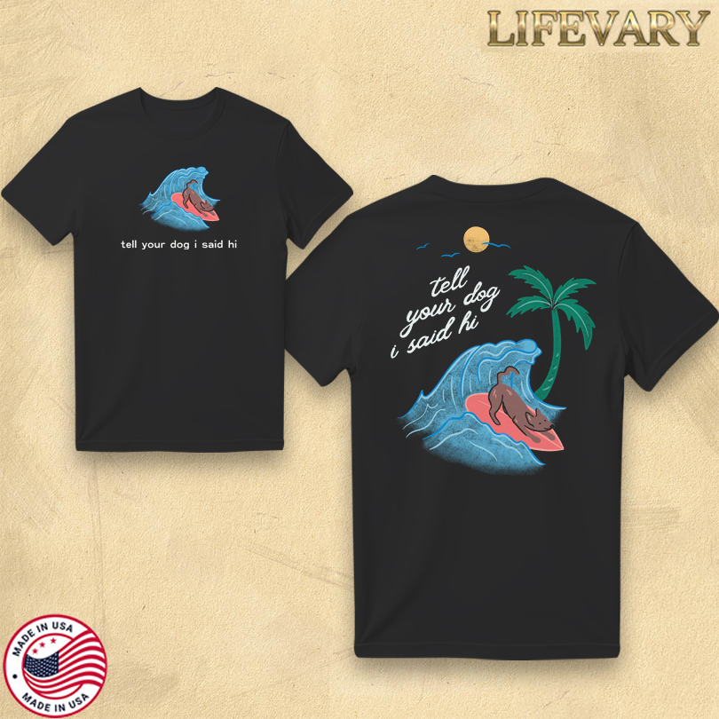 Surfing Dog Tee