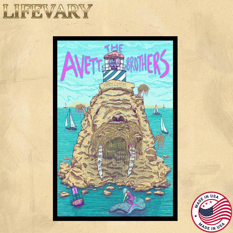 The Avett Brothers Live Show Poster August 3 2025 Brookville New York