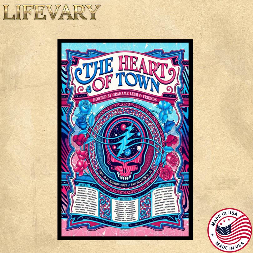 The Heart Of Town Festival Jul 31–Aug 2 2025 San Francisco Event Poster