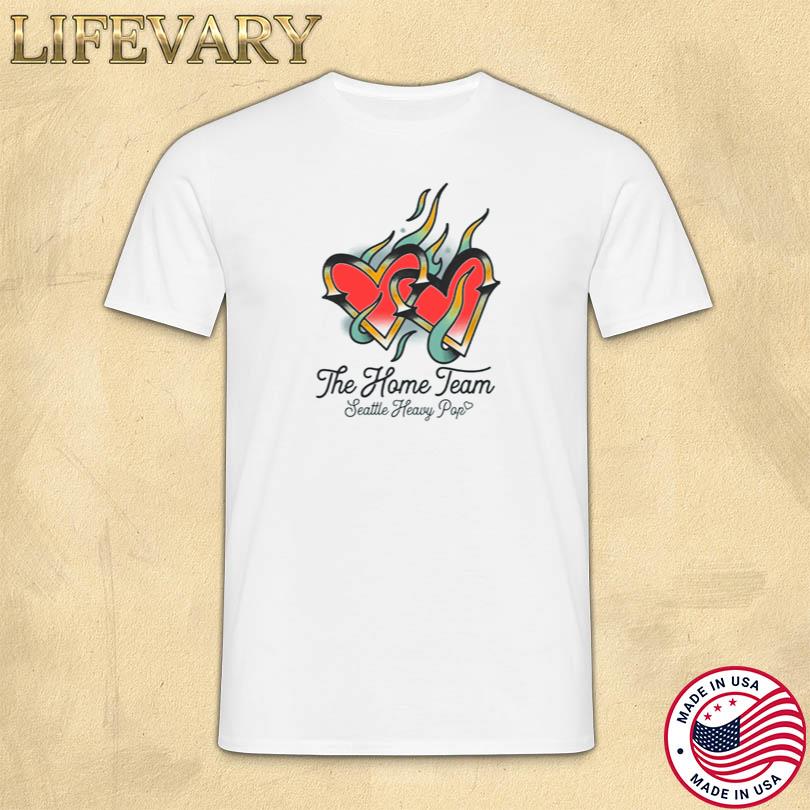 The Home Team Burning Hearts Tee