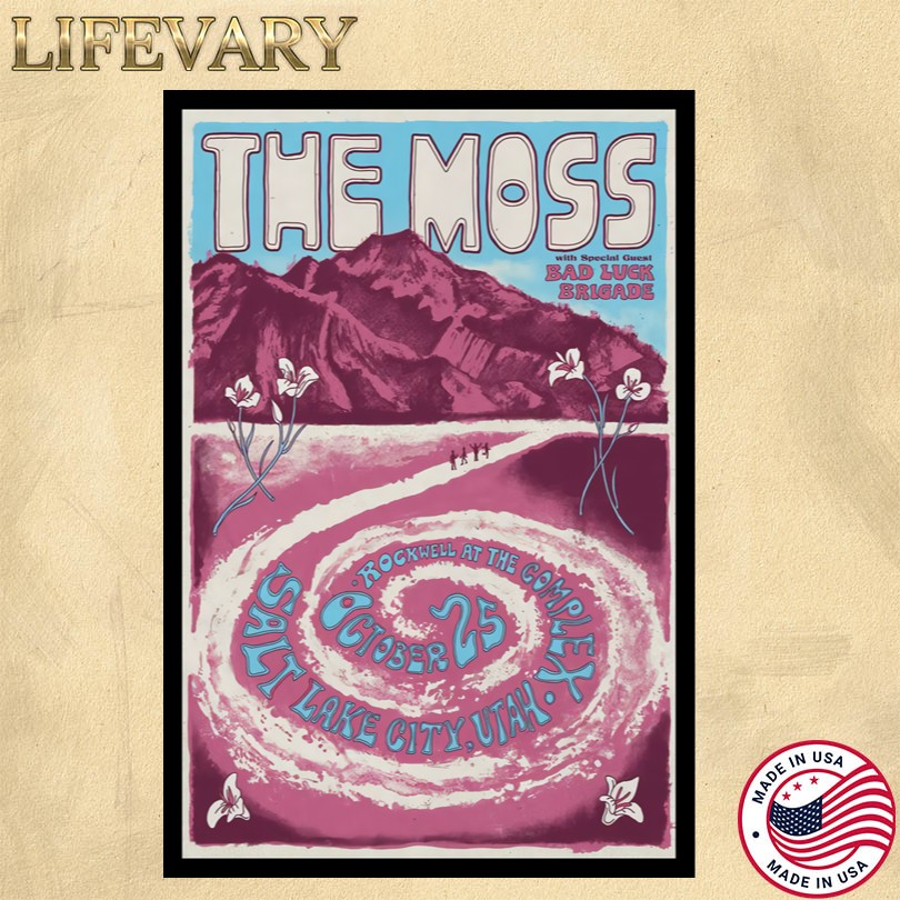 The Moss 10.25.2025 The Moss in Salt Lake City, UT Poster