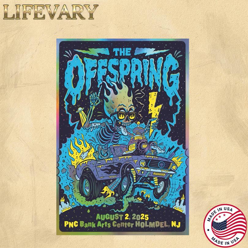 The Offspring Tour Poster August 2 2025 PNC Bank Arts Center