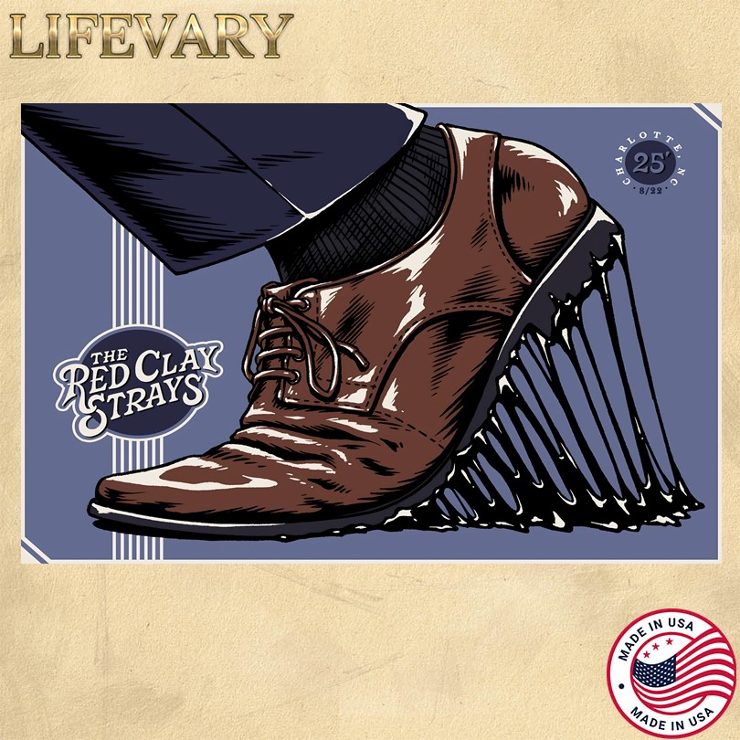 The Red Clay Strays August 22 2025 Charlotte NC Poster
