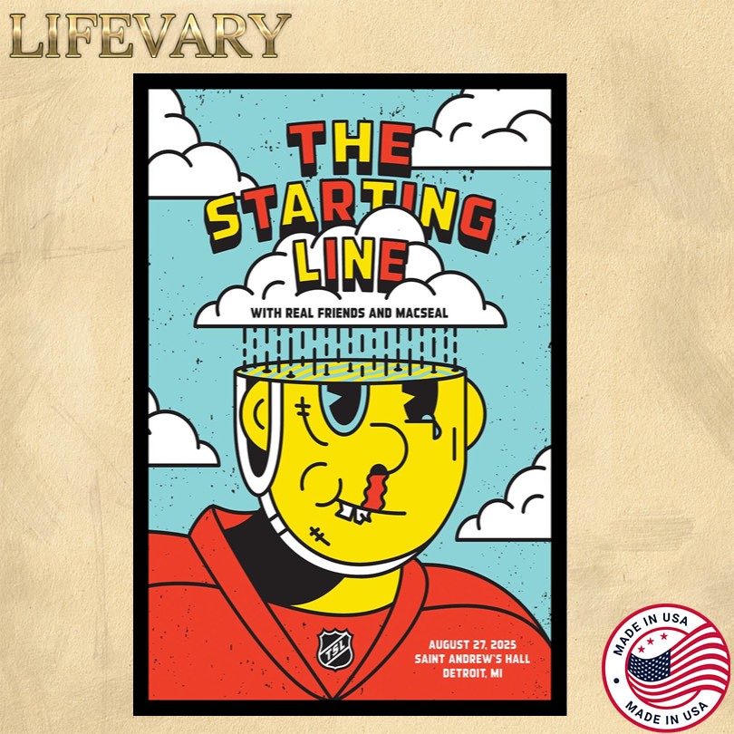 The Starting Line August 27 2025 Saint Andrew\'s Hall Detroit MI Poster