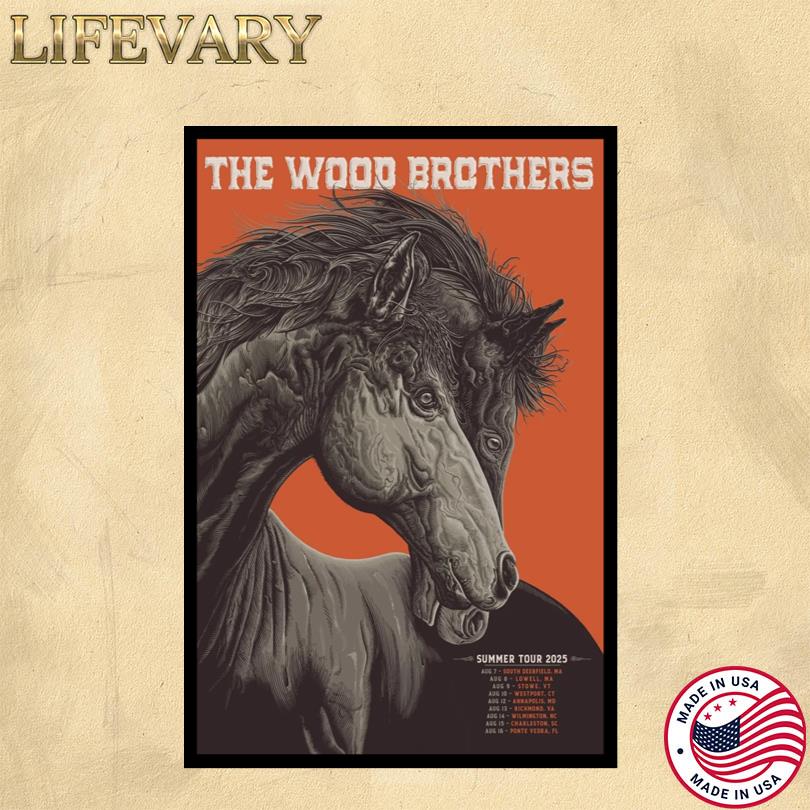 The Wood Brothers Summer Tour 2025 Poster