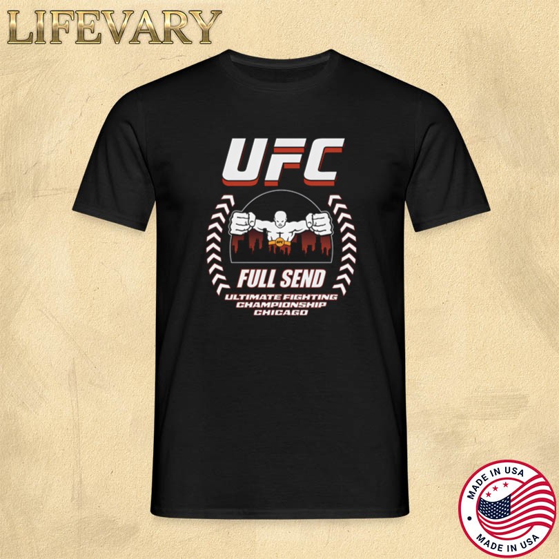 UFC Chicago Cage Black T-Shirt
