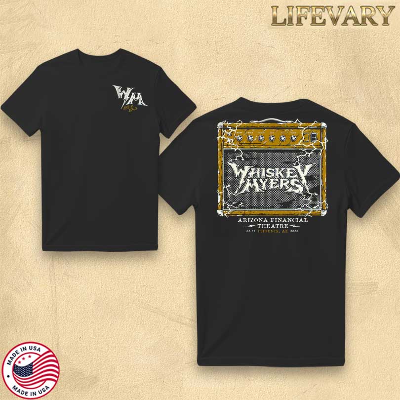 Whiskey Myers Phoenix, AZ 08 18 2025 Tour T-Shirt