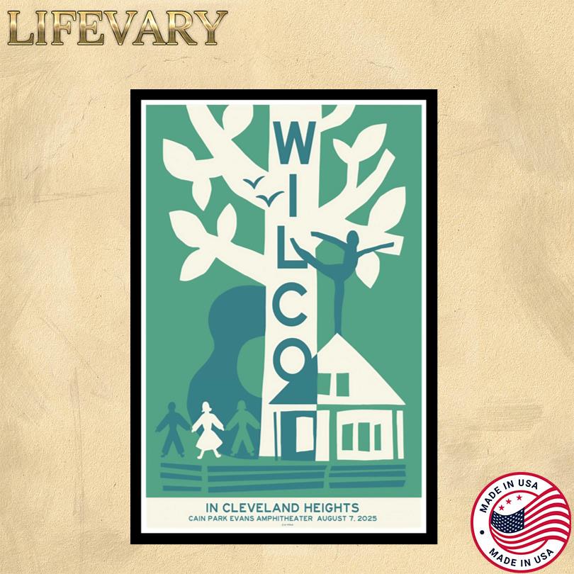 Wilco Aug 07, 2025 Cleveland Heights, OH Poster