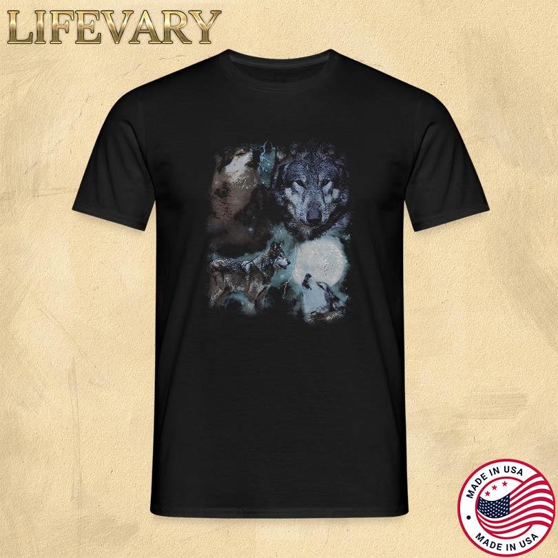 Wolf Acid Wash T-Shirt