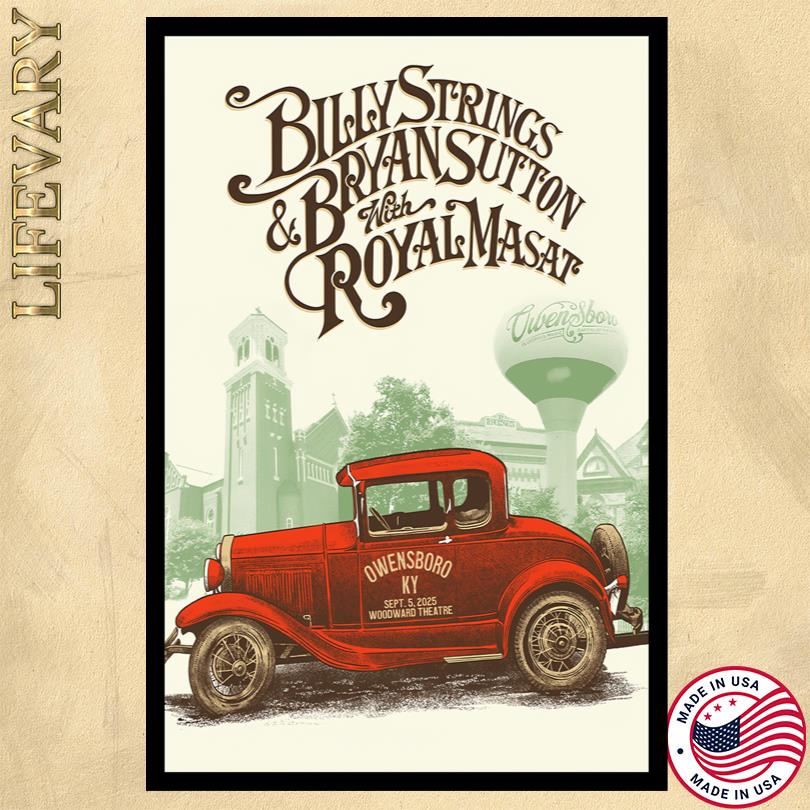 Billy Strings Cincinnati, The Woodward Theater, Sep 05, 2025 Poster