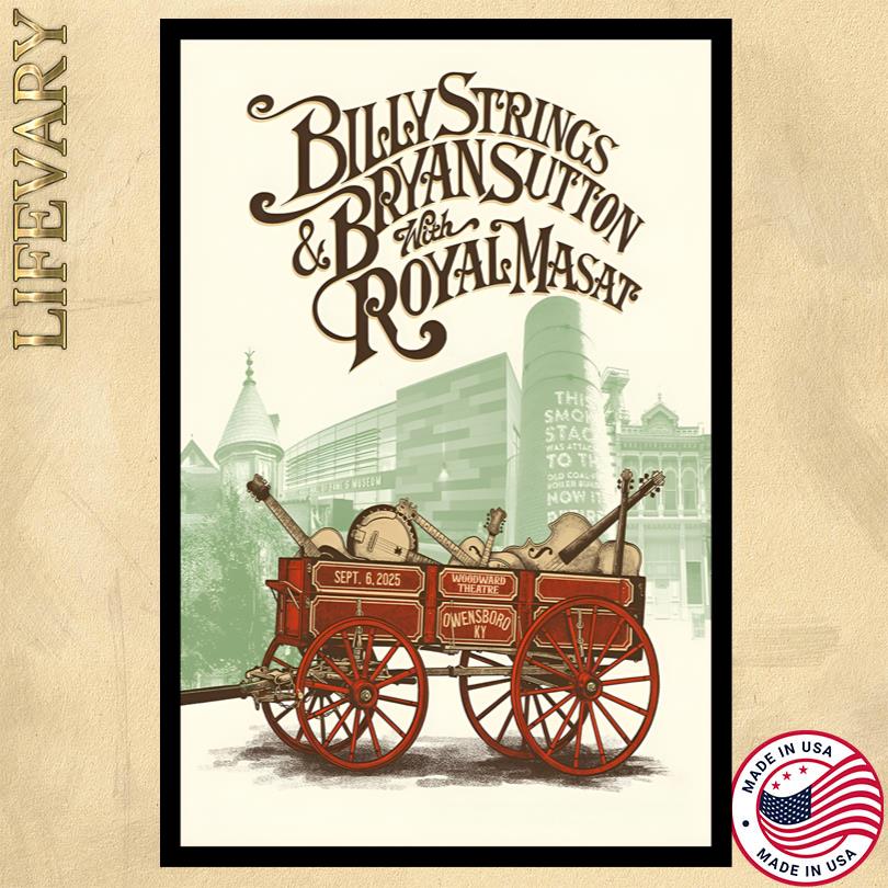 Billy Strings Cincinnati, The Woodward Theater, Sep 06, 2025 Poster
