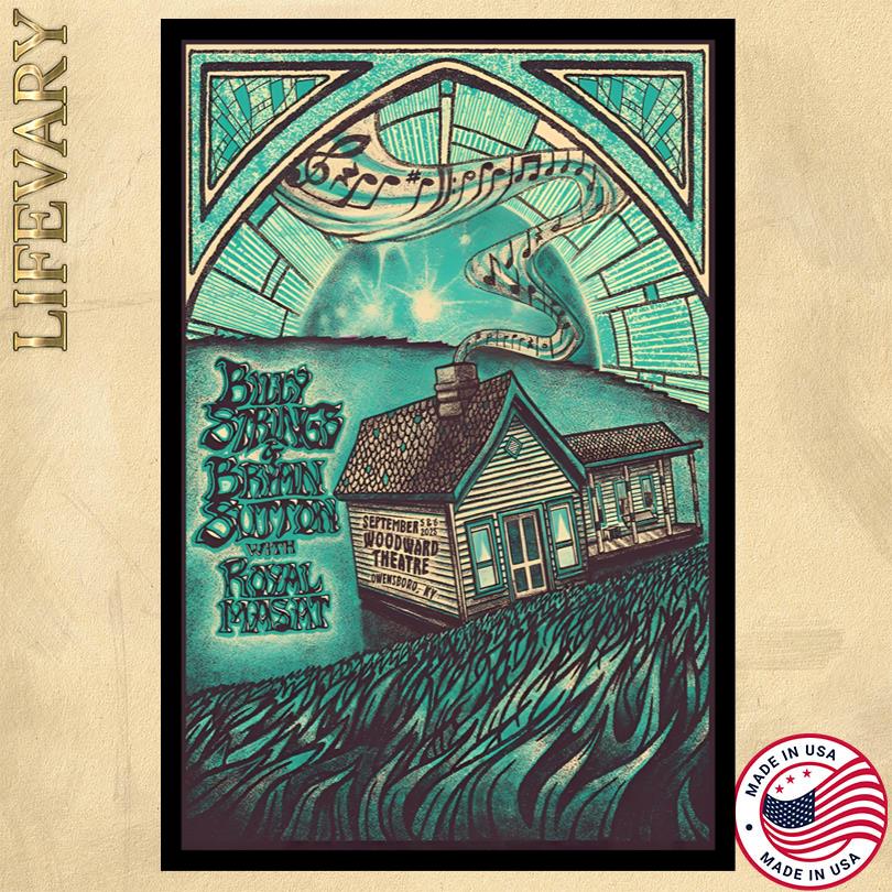 Billy Strings Cincinnati, The Woodward Theater, Sep 5-6, 2025 Poster