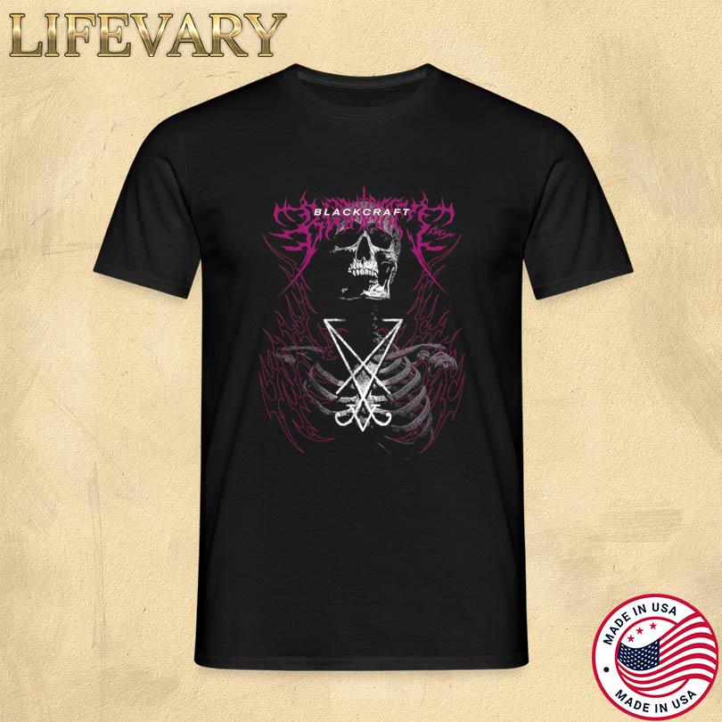 Blackcraft Lucifer Sigil Skeleton T-Shirts
