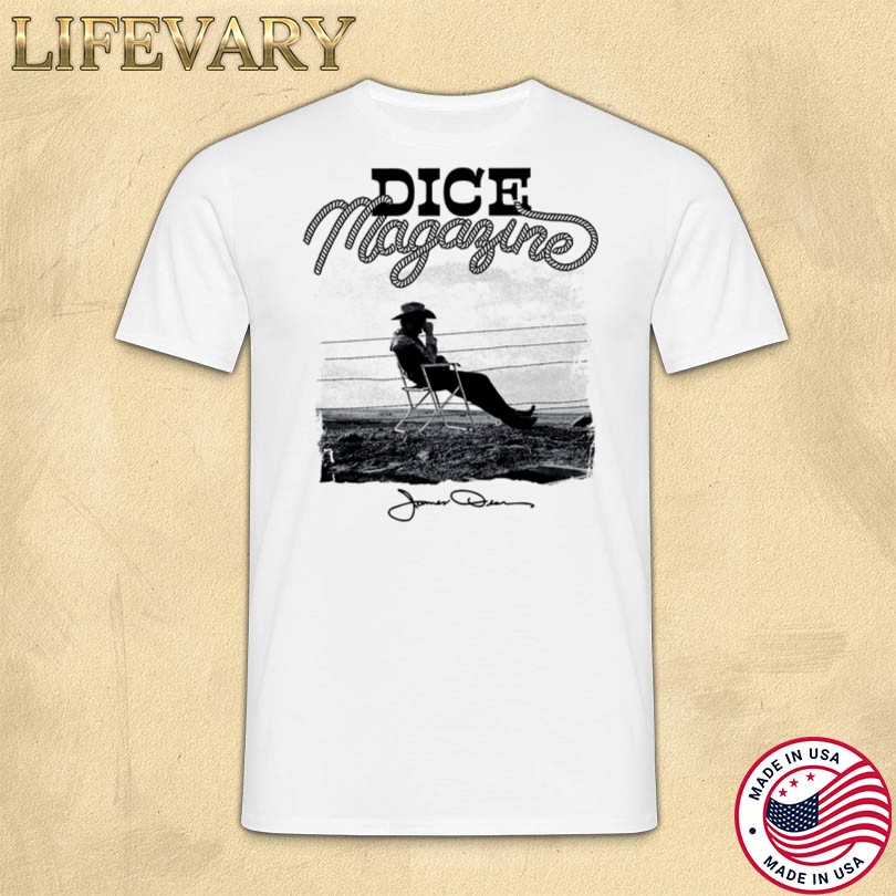 DicE Magazine X James Dean New T-Shirt