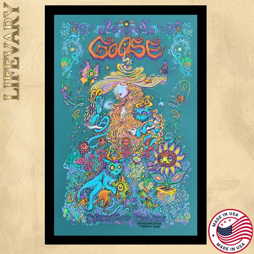 Goose September 20 2025 Chicago IL Tour Poster