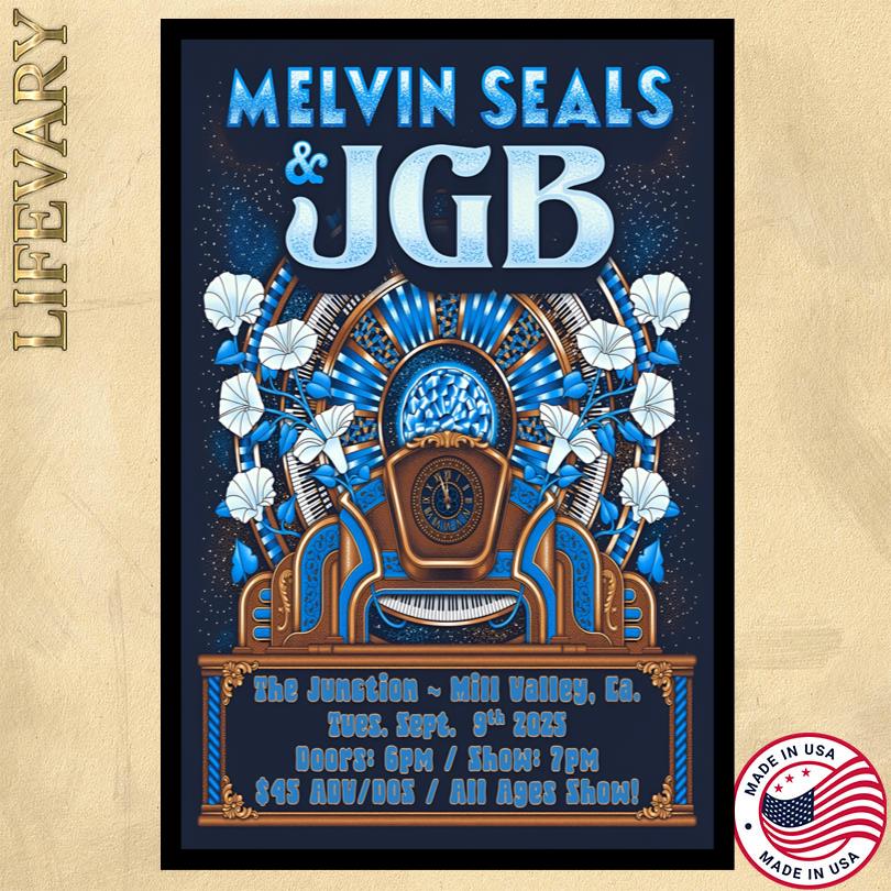 Melvin Seals and JGB 2025-2026 Concert Tour Poster